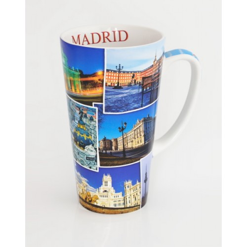 MUG CONICO GR. MADRID POSTAL