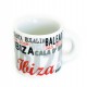 MINI MUG IMAN IBIZA LETRAS